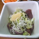 もつやき ばん - レバ刺し