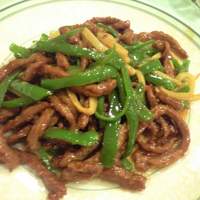 中国料理 四川 - 青椒牛肉ランチ　1800円　