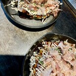 田よし - 料理写真:豚玉と海鮮焼き