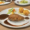 kitchen俊貴 - ハンバーグステーキランチ　帆立フライ2個