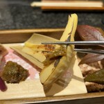 お宿ひがしやま 別邸 蜉蝣の月 - 早掘り筍をふき味噌で