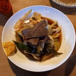 岸田屋 - 肉豆腐。