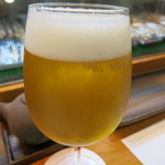 寿司栄 - 生ビール
