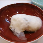 寿司栄 - 関鯛　酢橘泡