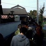讃岐うどん がもう - 店頭が見えない行列の長さ
