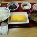 上越木田食堂 - 2/3の夕飯です。意外にお腹一杯です。