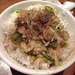 カラシビ味噌らー麺 鬼金棒 - 2014.1 ねぎ飯