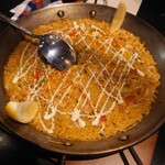 スペインバルALBA - 桜エビ入りカッペリーニのフィデウア