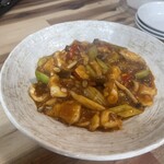 CHINESE DINING 瑞 - イカのチャイニーズスパイシー炒め。単品2人前