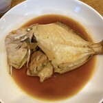 新兵衛 - 皮はぎ煮付け
      ちょっとグロテスクですが肝もたっぷり