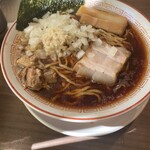 Kashiwa Koimenya Sakuna - ラーメン　玉ねぎと生姜トッピング