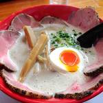 俺のラーメン あっぱれ屋 - 濁とろ塩チャーシューメン