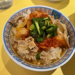 Doutombori kamukura - ニラ豚キムチ雑炊