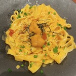 鎌倉パスタ 錦糸町パルコ店 - うにといくらのうにクリームソース