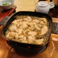 ぼたん - 締めの親子丼セット。お肉こんないっぱいいいの？