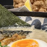 なぶら - 美味しい鯖が乗っかっています　臭みはない　処理がとっても上手なんですよね　なぶらさんでしか食べることができません