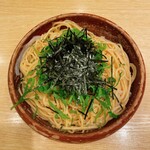 スパゲティ 心 - 【青しそ入りタラコとイカ】(¥1280)+【大盛り】(¥100)