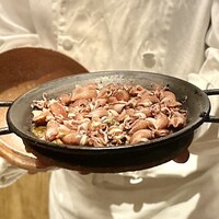 アカ - 2024.3.  蛍烏賊と筍のパエリア