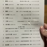 蕎麦切り 春のすけ - 日本酒メニュー。