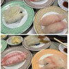 海女屋 - ヒラメの縁側とカレイの縁側、めだい、ヒラメ、生車海老。