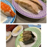 海女屋 - 太刀魚とさわら、カニ味噌