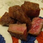 表参道うかい亭 - うかい牛ステーキ（アップ）