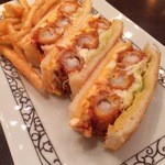 元町珈琲　岐南の離れ - 料理写真:元町サンド790円