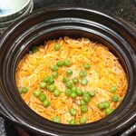 新宿 なだ万賓館 - 桜えび釜炊き