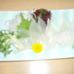 第8八千代丸 - 後造り烏賊の刺身