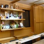 神田 すし昌 - 飾り棚　2014.2.x