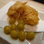 神田 すし昌 - 揚げ物～白子＆銀杏　2014.2.x