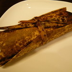 神田 すし昌 - テイクアウトの恵方巻きは竹皮で　2014.2.x