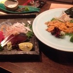 肴 大富 - てっさ、マグロ、しめ鯖