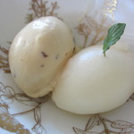 モナリザ - ラムレーズン･柚子アイスクリーム