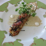 モナリザ - 蓮根とピーナッツのタルトレット