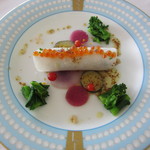 モナリザ - 寒ブリと聖護院かぶのカネロニ 蜂蜜マスタードのヴィネグレット