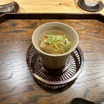 御料理 ふじ田 - お凌ぎ：白甘鯛松笠焼き＆おこげの雑炊風