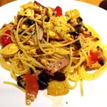 카스타니에 카루이자와 로스토 치킨 - 재료가 풍부한 셰프의 스파게티