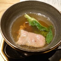 和牛懐石 但馬屋 梅田 - 霜降り和牛の出汁しゃぶ