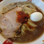 ラーメン凪 - すごい煮干ラーメン（中盛）＋ 味玉 アップ！