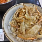 ゆで太郎 もつ次郎 - 野菜かき揚げごはん