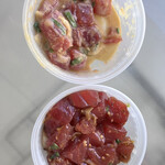 Ono Seafood - ミソポケとワサビ醤油ポケ