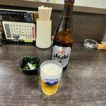 麺吉 - 瓶ビール