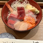 Sushi Yoshino - おすすめ6店盛り海鮮チラシ1000円