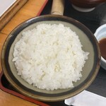 とんかつ 栄ちゃん - ぴかぴかご飯。