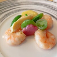 中国料理 「王朝」 ヒルトン東京 - エビの塩炒め、ぷりっぷりで旨し