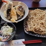 十割蕎麦 鴨料理 ならや - 天せいろ