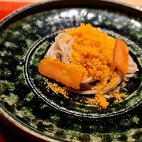 蕎麦割烹 橙 - からすみ蕎麦
