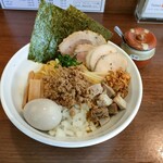 ラーメン トリコ - 鶏油まぜそば特製大盛り 1200円