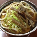 ふもとや - きんぴらうどん４５０円